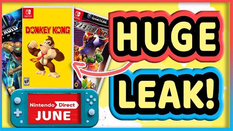 nintendo direct leak|Nintendo Direct Leaks Points Toward Epic New Game。